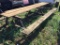 Metal Double Picnic Table Frame