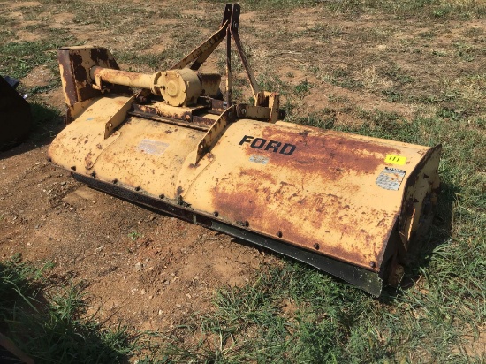 6" Tiller with PTO Shaft, 3 Pt. Hitch