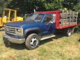 1992 Chevrolet C3500 Pickup Truck, VIN # 1GBKC34F2NJ107573