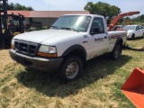 2000 Ford Ranger Pickup Truck, VIN # 1FTYR11V8YTA96639