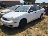 2006 Ford Focus Passenger Car, VIN # 1FAFP34N96W188736