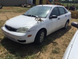 2006 Ford Focus Passenger Car, VIN # 1FAFP34N26W188710