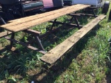 Metal Double Picnic Table Frame
