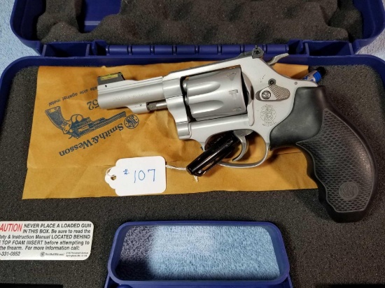 SMITH & WESSON 317 3" 22 LR PISTOL REVOLVER STAINLESS