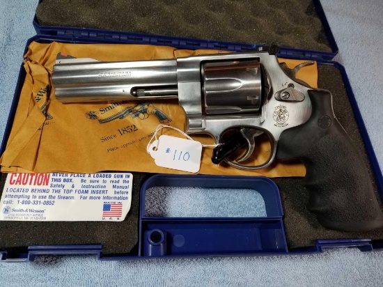 SMITH & WESSON 629-6 5" 44 MAG PISTOL REVOLVER STAINLESS