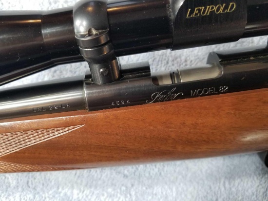 KIMBER 82 .22 LR RIFLE WITH SCOPE