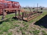 7 PLACE BALE TRAILER AND FORK