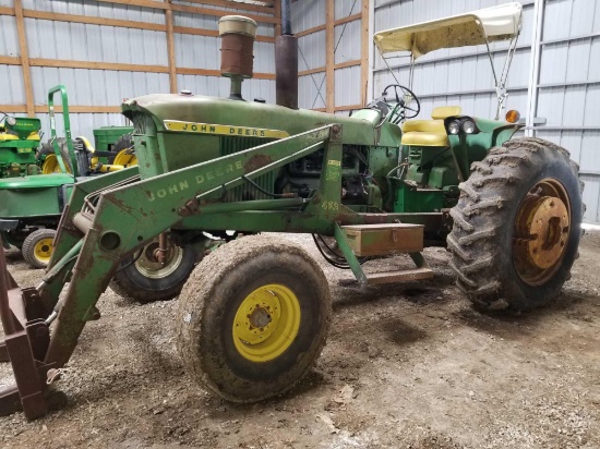 JOHN DEERE MODEL 4020 WITH 46A LOADER