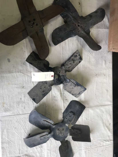 Fan Blades-(4) Radiator Fans