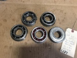 Top Loader Gear-Set of 5 Top Loader Main Shaft Bearings, ID: 1.317in OD:3.15in