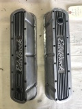 Valve Covers-302 Small Block Pair of Edelbrock Valve Covers