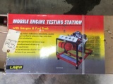 Engine Stand-Engine Run Stand, Mobile engine testing station with gauges and fuel tank, New in Box