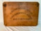 EARLY WOODEN OUIJA BOARD WITH ORIGINAL STENCILING 15.5
