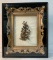 VICTORIAN HAIR TREE FRAMED AND ENCASED IN A SHADOW BOX