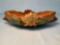 ROSEVILLE 441-10 INCH 2 HANDLED BOWL WATER LILLY PATTERN