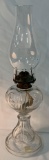 PATTERN GLASS OIL LAMP 17