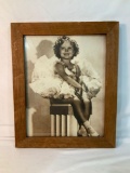 SHIRLEY TEMPLE PICTURE 10.5 X 13.5 FRAME