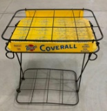 WARPS COVERALL ADVERTISING METAL STAND STORE DISPLAY PIECE