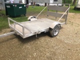 ALUMINUM TILT BED TRAILER 4' 8'