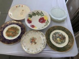 Imperial Salem 23 carat gold plates and miscellaneous plates