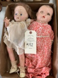 Ideal doll and jointed antique doll