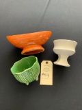 THREE PIECES OF MCCOY POTTERY