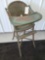 ANTIQUE WICKER HIGHCHAIR