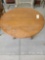 ROUND QUARTER SAWN OAK CLAW FOOT KITCHEN TABLE