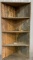 PRIMITIVE WOODEN CORNER CABINET WITH SHELVES