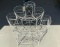 HALF ROUND 3 TIER WIRE WORK PLANT STAND