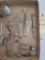 FLAT OF ANTIQUE MEDICAL INSTRUMENTS