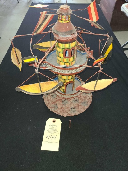 FOLK ART LIGHT HOUSE