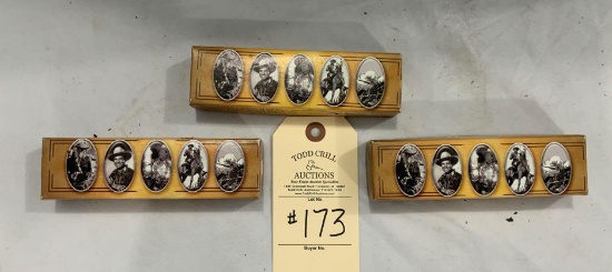 THREE REMINGTON COLLECTOR KNIVES NIB