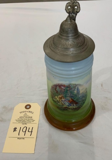 CERAMIC STEIN - CHINA (EMBOSSED NAKED LADY IN BOTTOM)