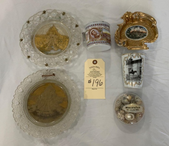 ST. LOUIS WORLD'S FAIR GLASS AND COLLECTIBLES