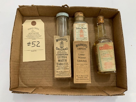 ANTIQUE MEDICINE BOTTLES