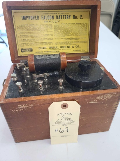 VOLTAMP SERIAL #1734 CHAS. TRAUX, GREENE AND CO CHICAGO, IL
