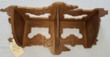 WALNUT CORNER SHELF