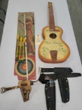 LONE RANGER AND TONTO GUITAR MISC HOLSTERS / TOYS