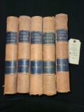 FIVE VOLUMES 1885 - 1902 IOWA HISTORICAL RECORD BOOKS