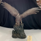 METAL EAGLE STATUE