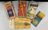 SEVERAL VINTAGE ROAD MAPS