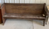 CHURCH PEW 7'