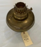 BIG BRASS KEROSENE LAMP