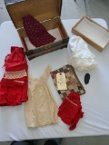 DOLL TRUNK WITH CLOTHES