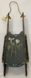 HAND PAINTED WOODEN SLED