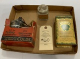 TURPO ELECTRIC VAPORIZER, HARLEY BOTTLE, HAYWOODS POWDER CAN