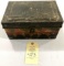 TIN DECORATED BOX WITH LID