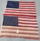 2 US FLAGS 48 STAR WITH BRASS GROMMETS