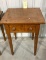 WOODEN SIDE TABLE WITH DRAWER